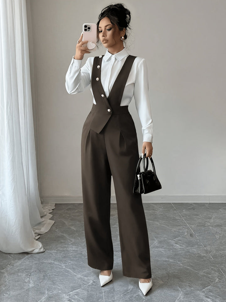 Coralie | Skreddersydd jumpsuit med vide ben