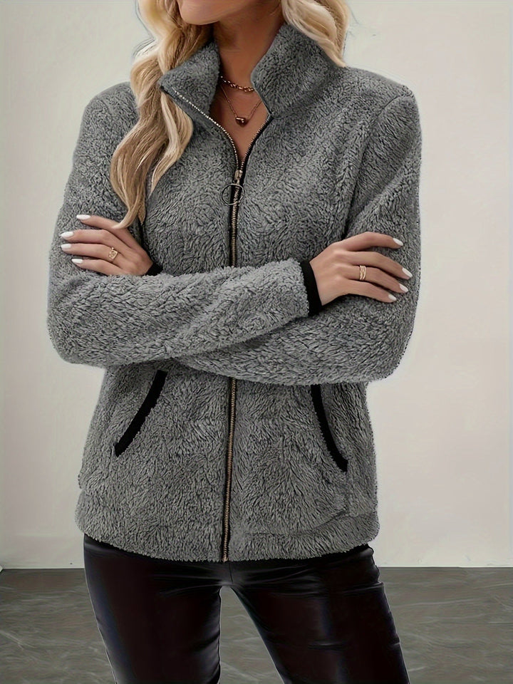 Simone | Koselig Zip-Up Jakke