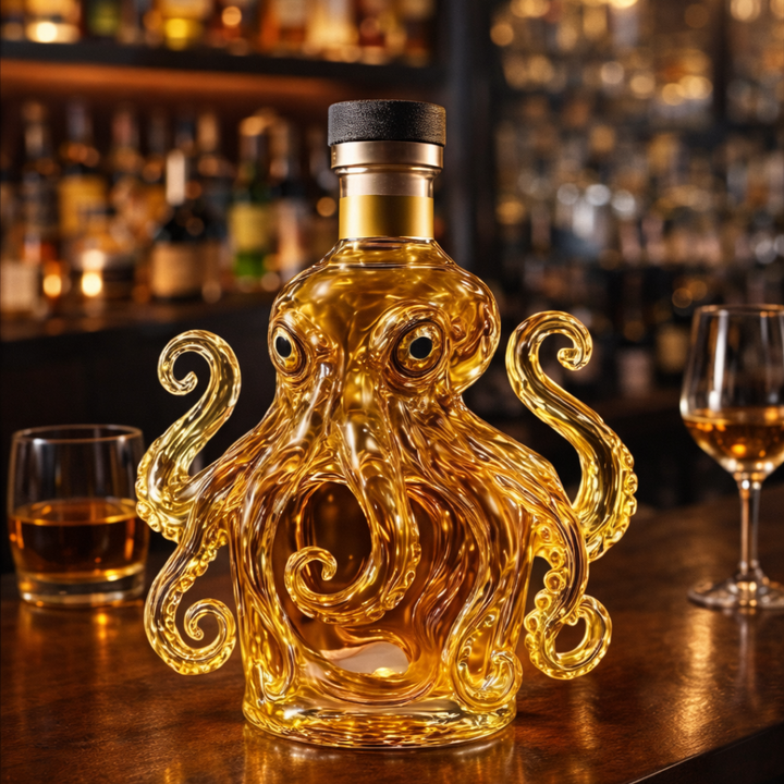 Dale | Whiskeyflaske med blekksprutdesign