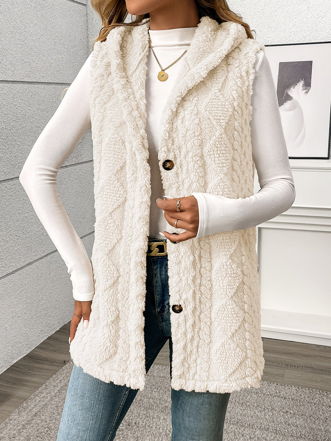 Lorna | Koselig vest uten hette