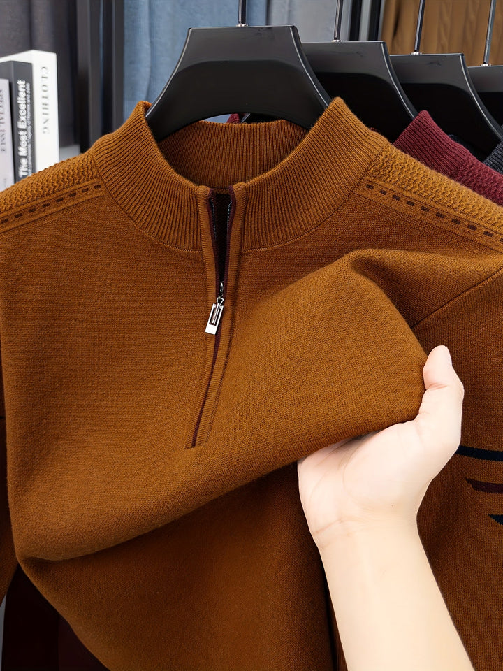 Nathan Half-Zip Genser med Høy Hals