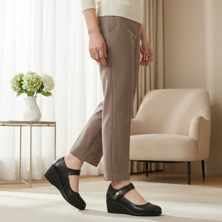 Monica | Elegante Komfortsko med Mellomhæl