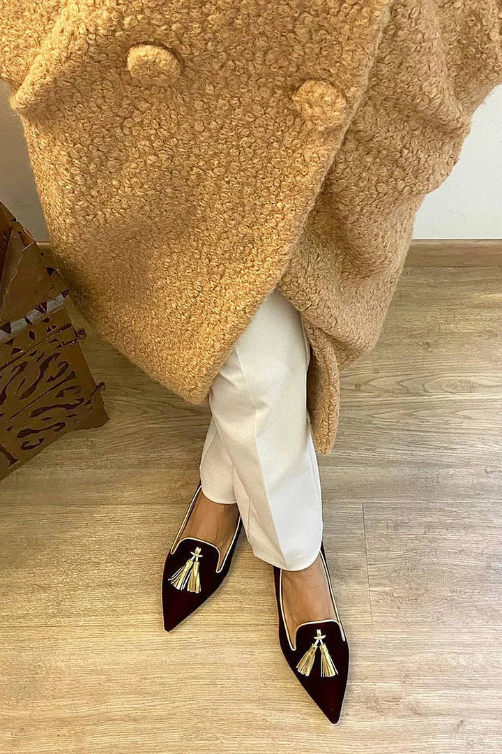 Bailey | Elegante Loafers med Frynser