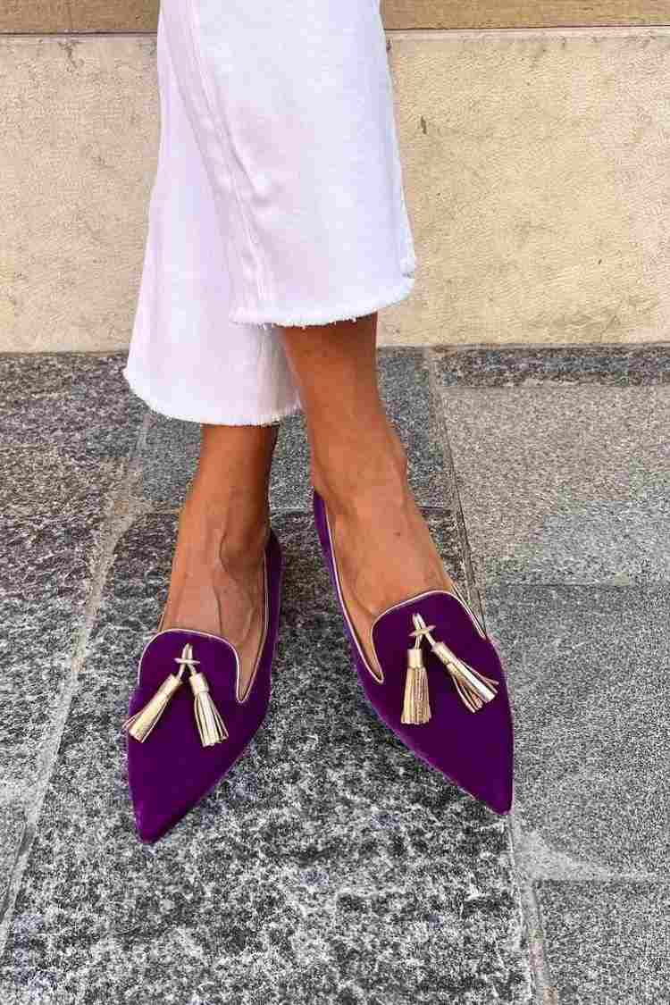 Bailey | Elegante Loafers med Frynser