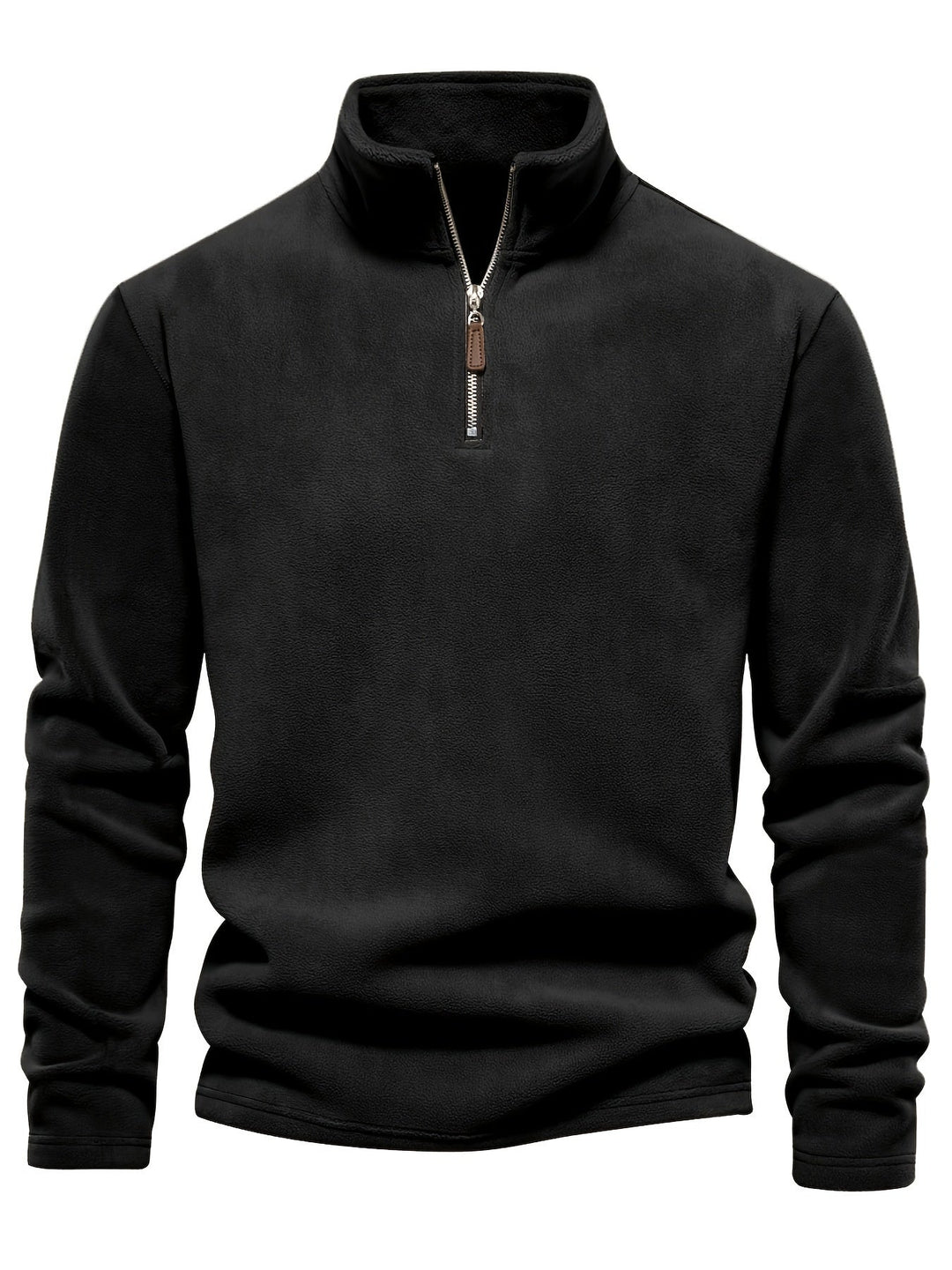 Hugo | Pullover med halvlange glidelås og ståkrage