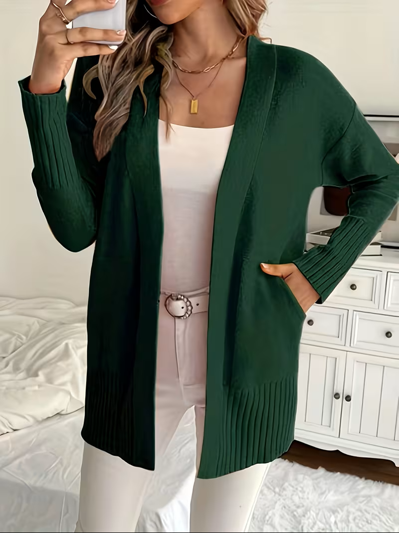 Deanna | Casual Cardigan med åpen front