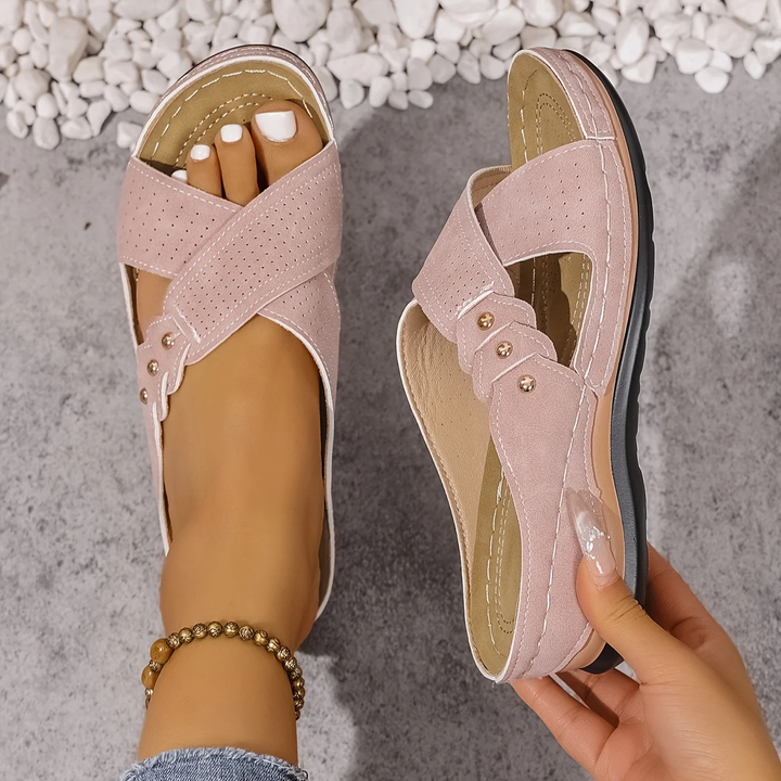 Charlotte | Premium Ortopedisk Kilesandal