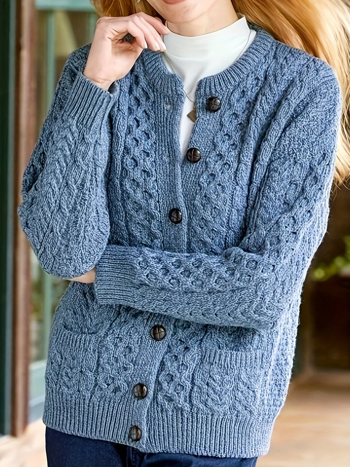 Fern | Strukturert knappet cardigan
