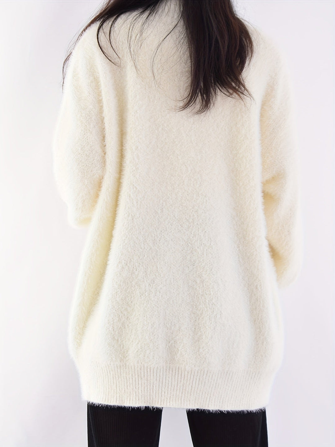 Iris | Myk Åpen Cardigan foran