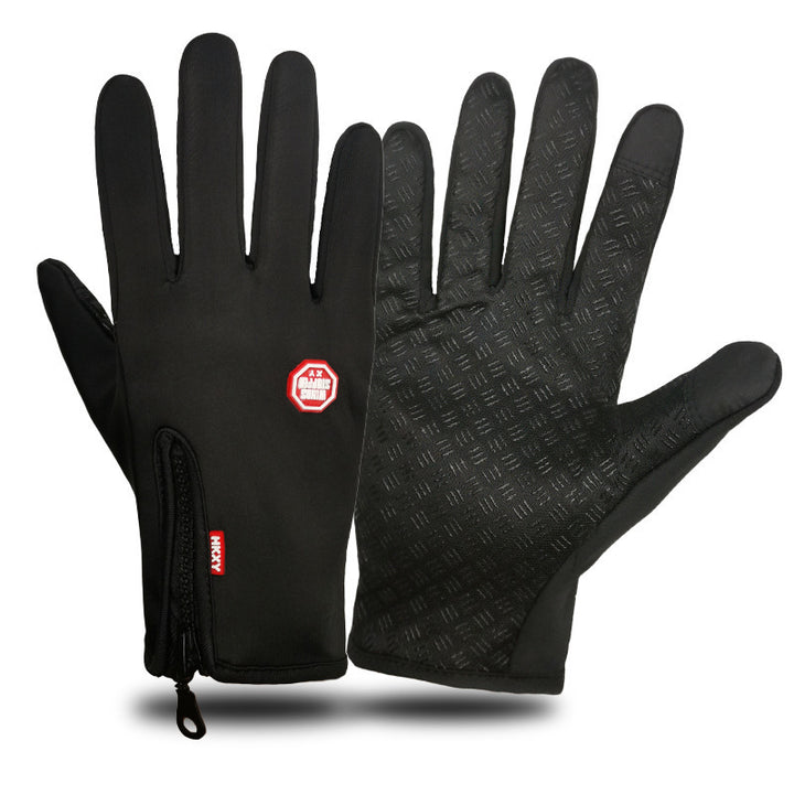 Vinterhansker med touchfingre i svart