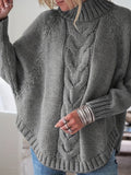 Gwendolyn | Kabelstrikket Turtleneck Genser