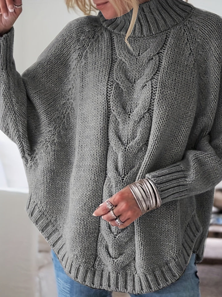 Gwendolyn | Kabelstrikket Turtleneck Genser