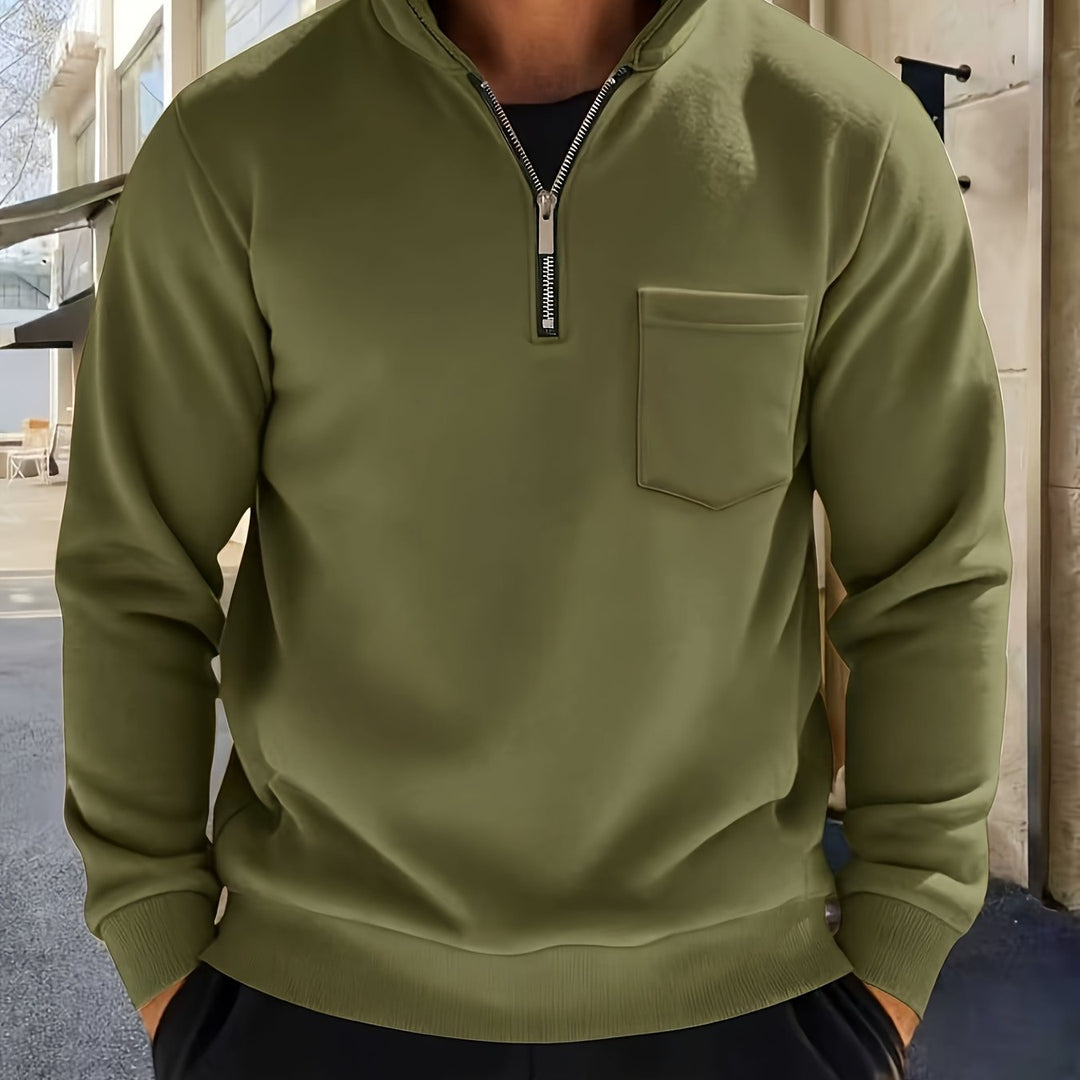 Calvin | Forfinet Half-Zip Genser