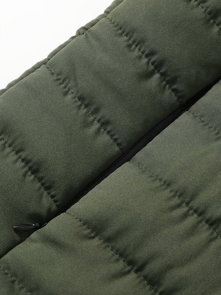 Donovan | Quiltet Vest med Ståkrage