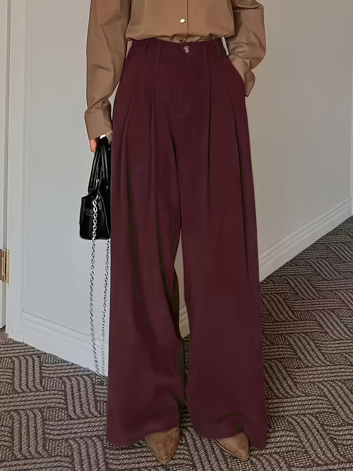 Celine | Plisserte Vide Bukser