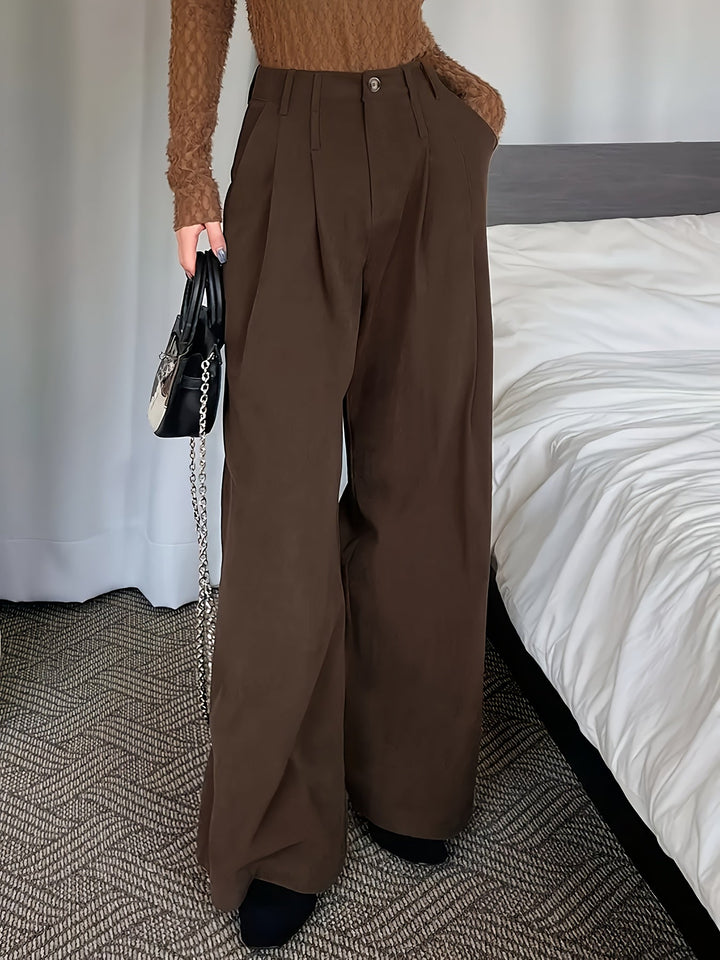 Celine | Plisserte Vide Bukser