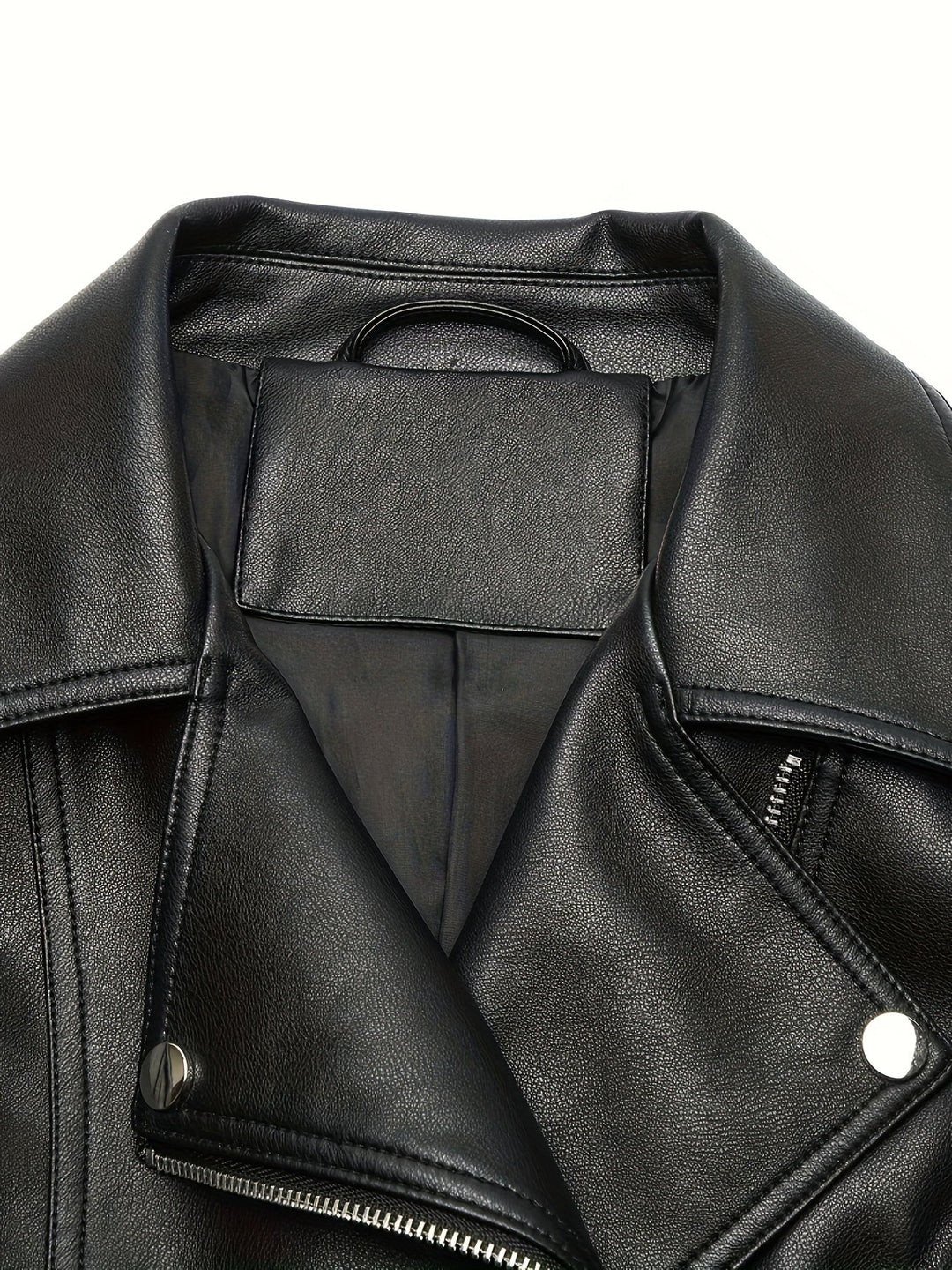 Mabel | Skulpturert Zip-Front Moto Jakke