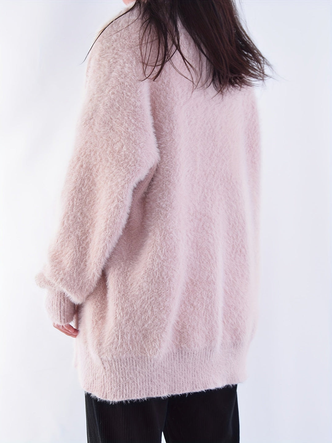 Iris | Myk Åpen Cardigan foran