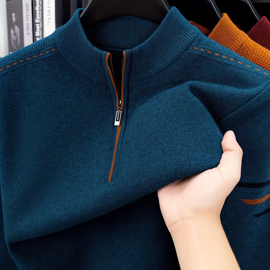 Nathan Half-Zip Genser med Høy Hals