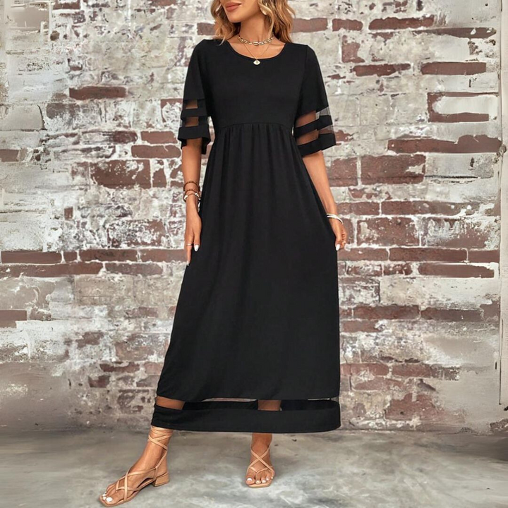 Aubrey | Elegant midikjole som former magen