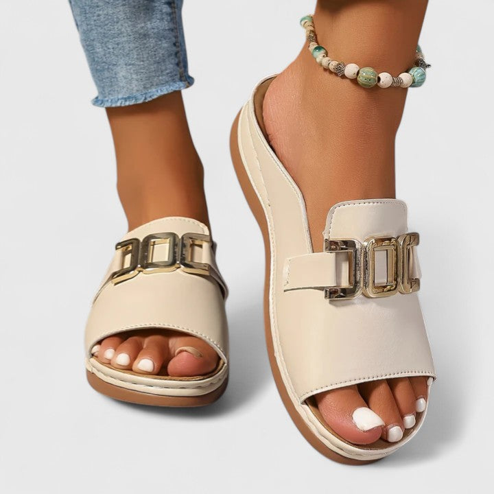 Sienna | Komfortabel Ortopedisk Sandal med Spenne