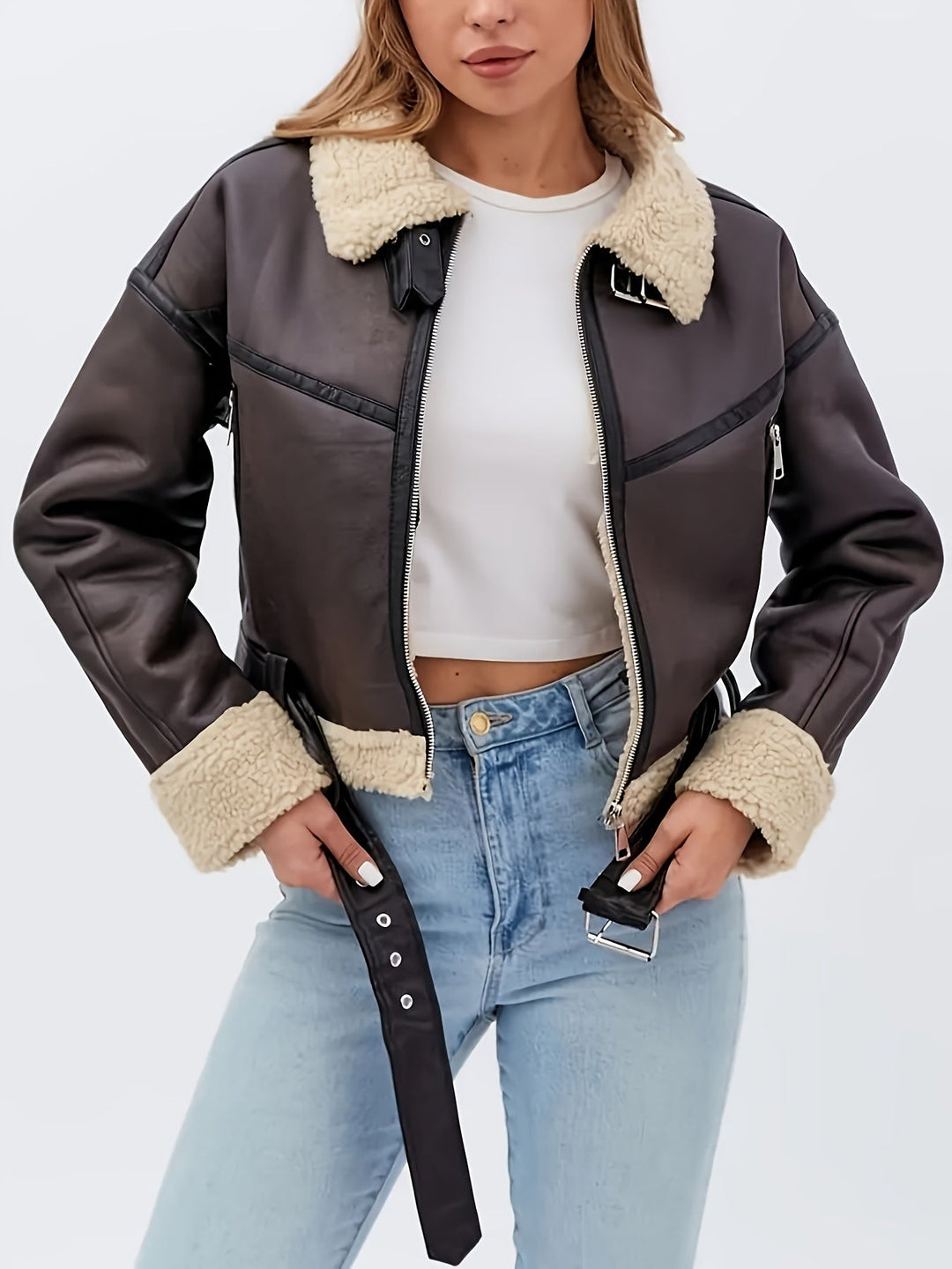 Cassidy | Koselig Fôret Moto Jakke