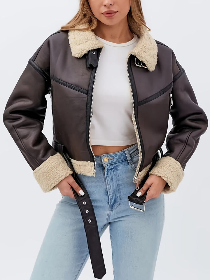 Cassidy | Koselig Fôret Moto Jakke