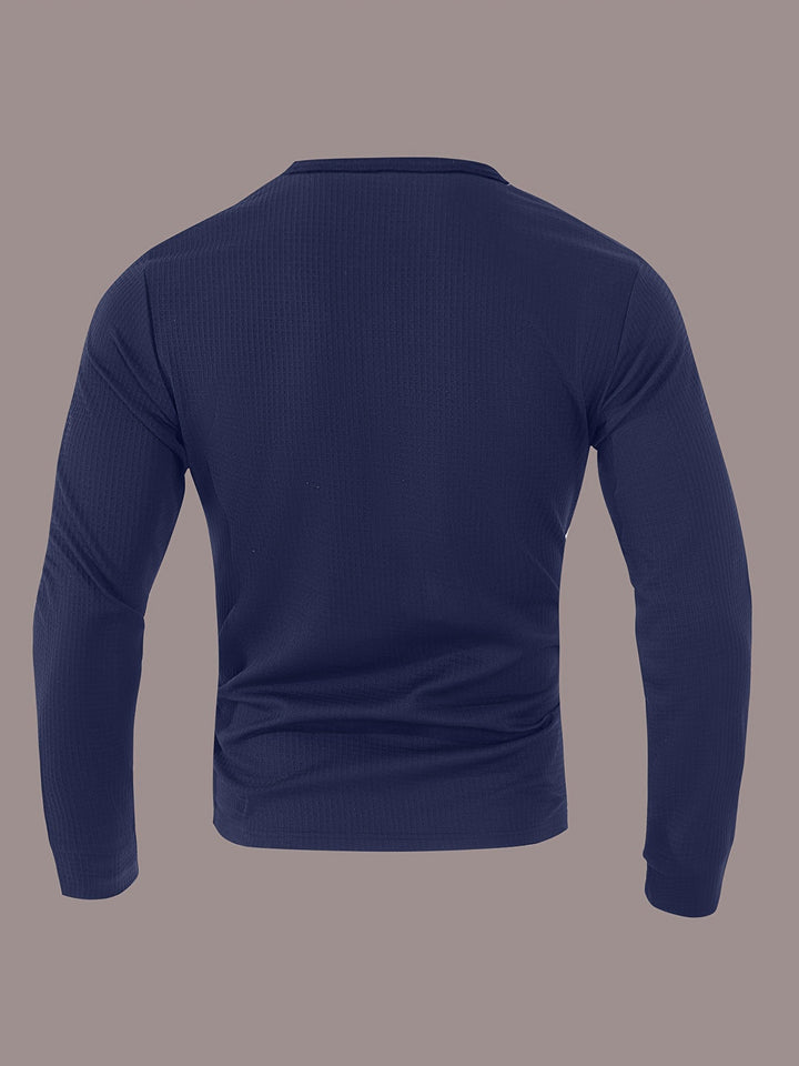 Curtis | Strukturert Langermet Henley