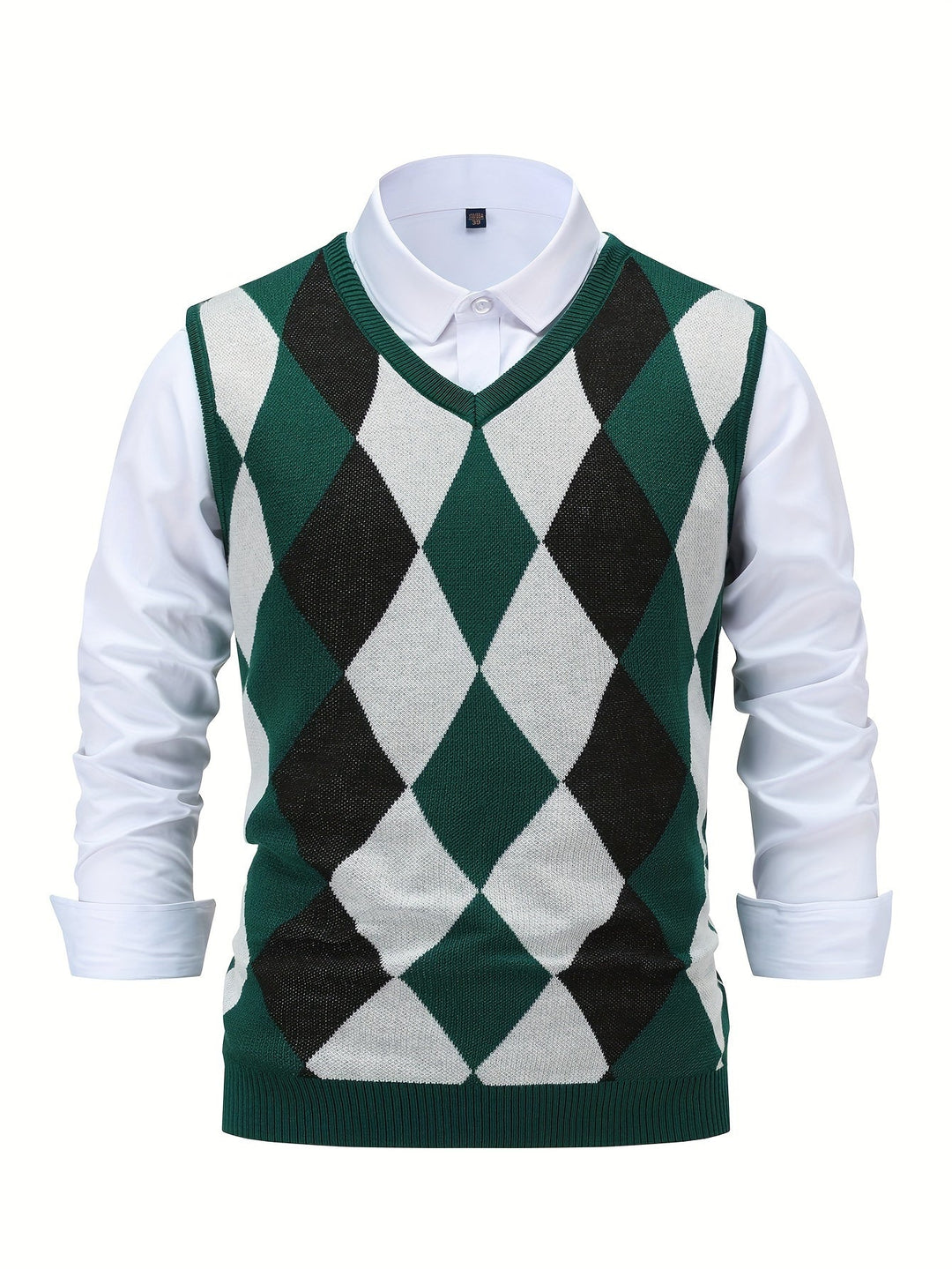 Chandler | Klassisk Argyle Genservest