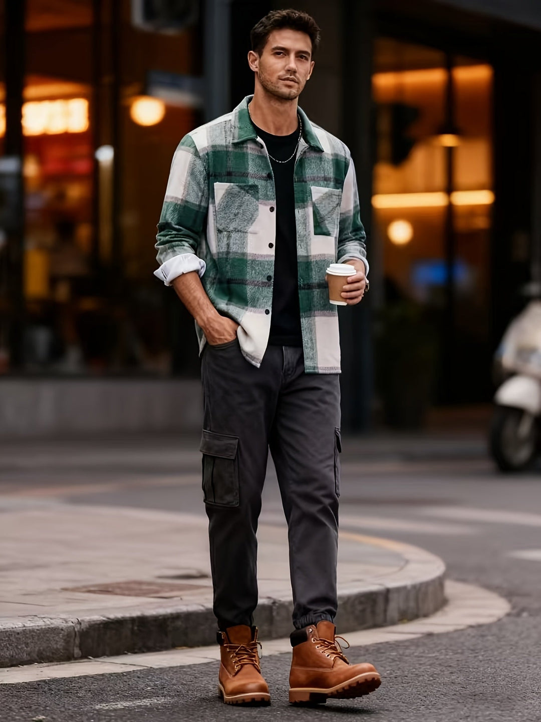 Corbin | Holdbar Rutete Overskjorte