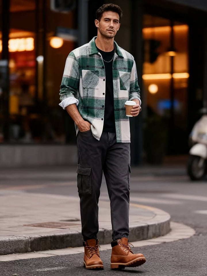 Corbin | Holdbar Rutete Overskjorte