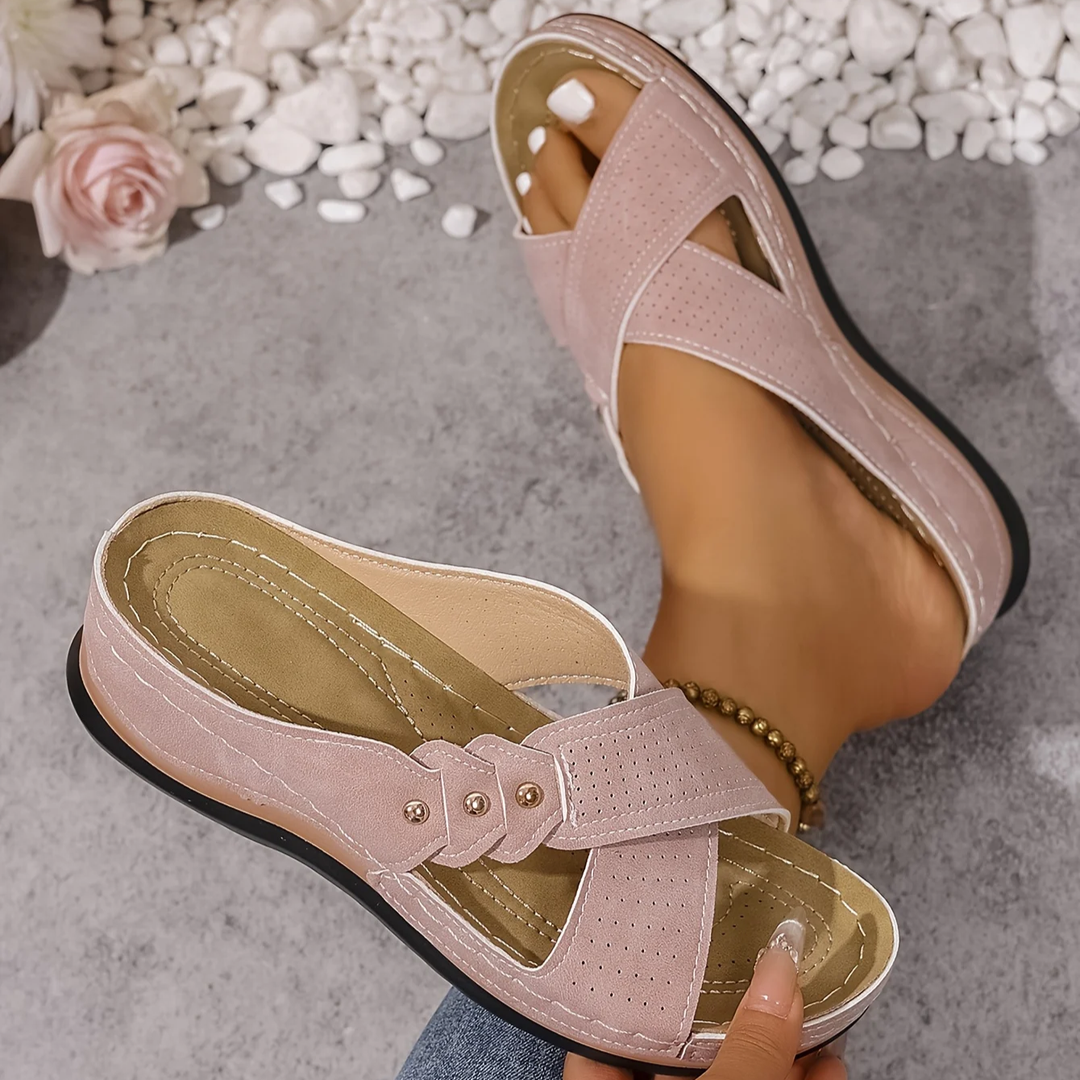 Charlotte | Premium Ortopedisk Kilesandal