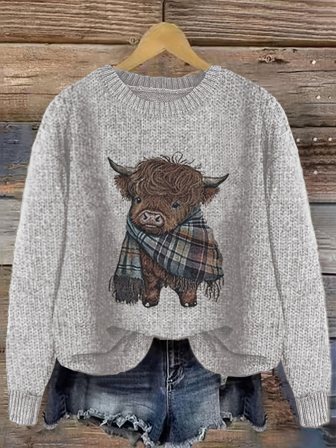 Gretchen Koselig Crewneck Genser