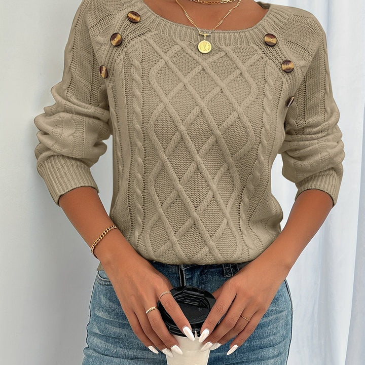 Kathleen | Strukturert knappcardigan