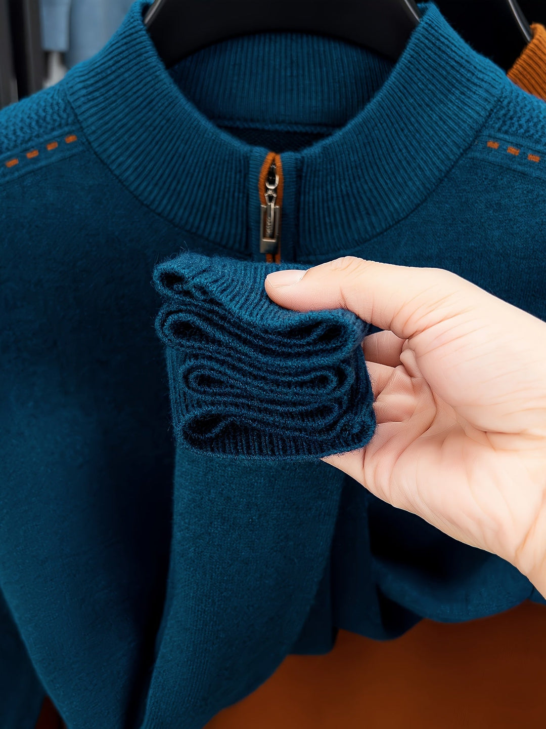 Nathan Half-Zip Genser med Høy Hals