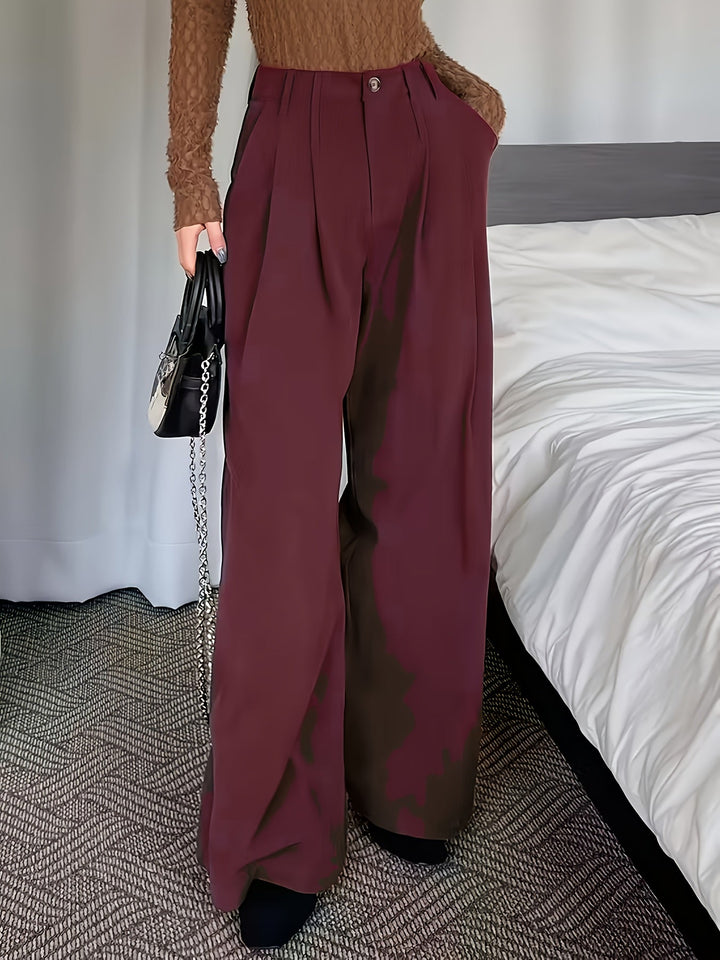 Celine | Plisserte Vide Bukser