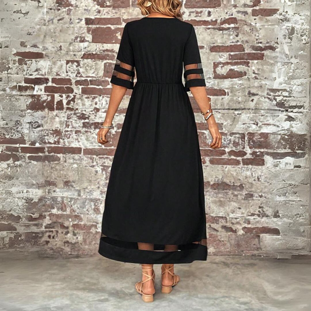 Aubrey | Elegant midikjole som former magen