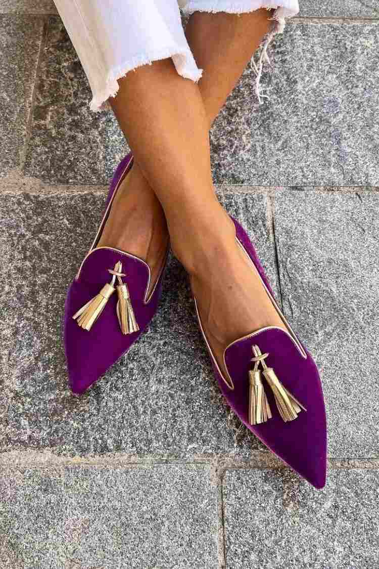 Bailey | Elegante Loafers med Frynser