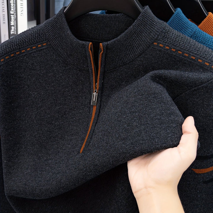 Nathan Half-Zip Genser med Høy Hals