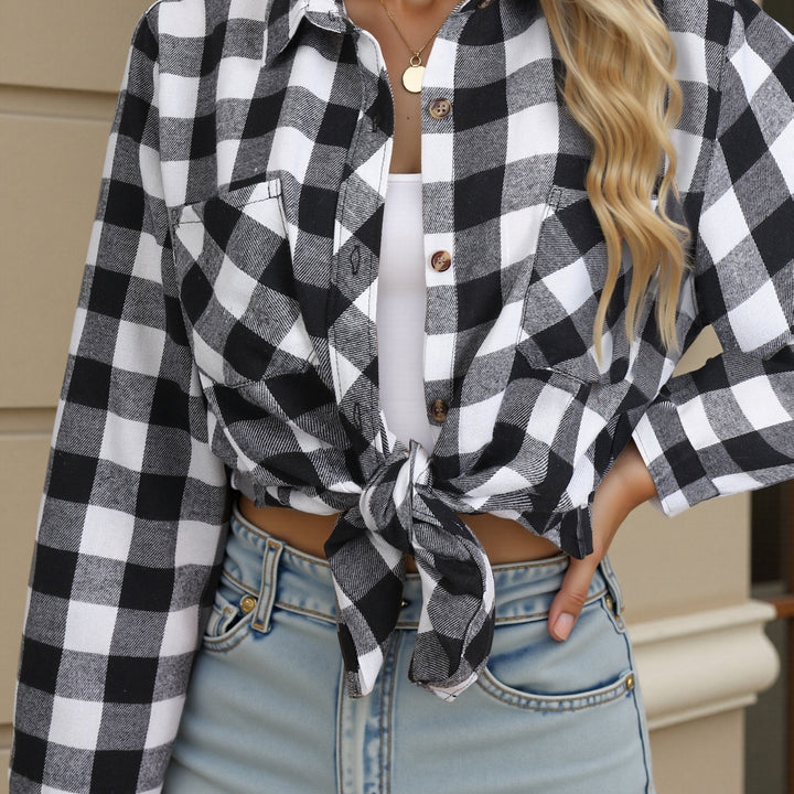 Everly | Casual Buffalo Check Skjorte