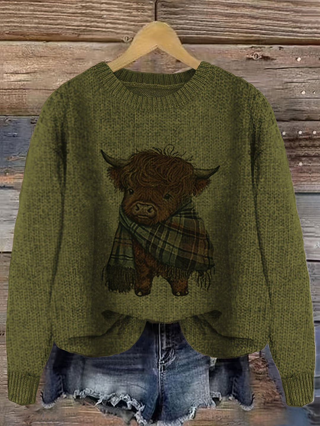 Gretchen Koselig Crewneck Genser