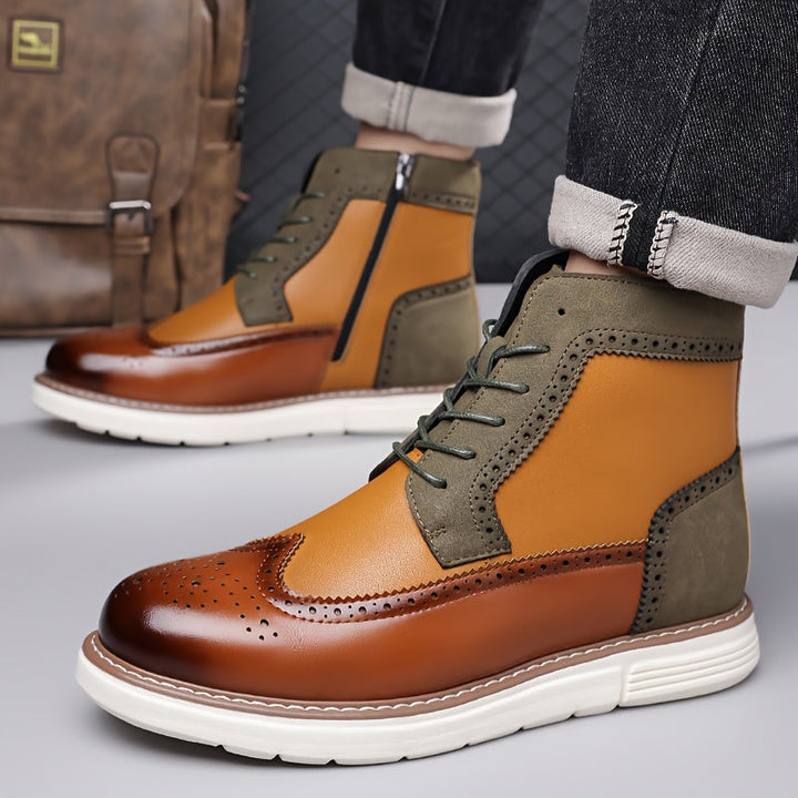 Lawrence | Raffinerte Wingtip Ankelstøvler