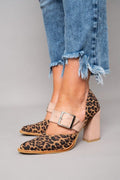 Andrea | Elegant Store Stropp Leopard Hæler
