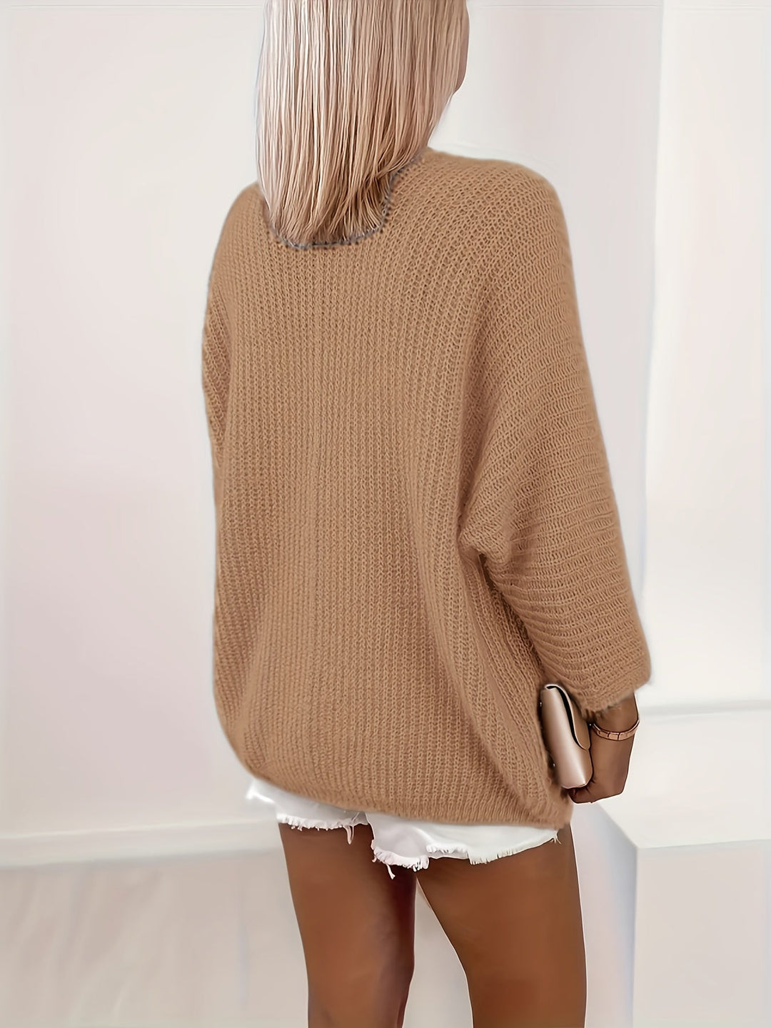Bridget | Avslappet åpen cardigan foran