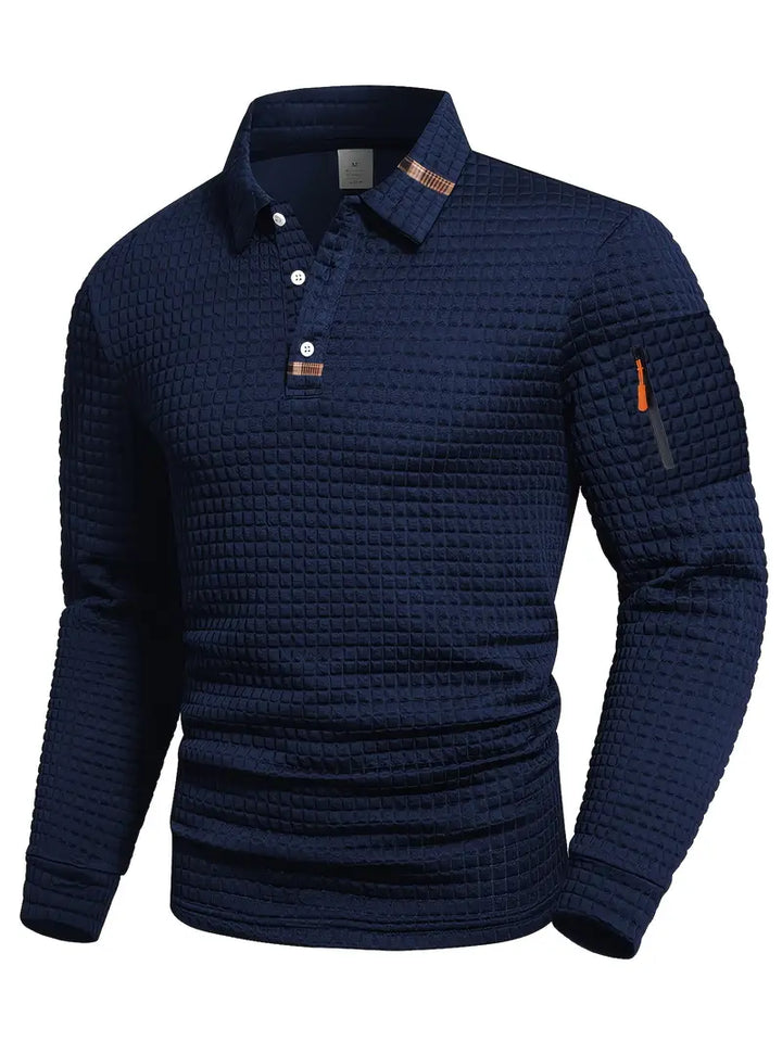 Aaron | Polo skjorte med ermelomme
