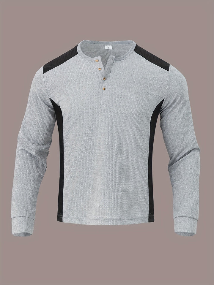 Curtis | Strukturert Langermet Henley