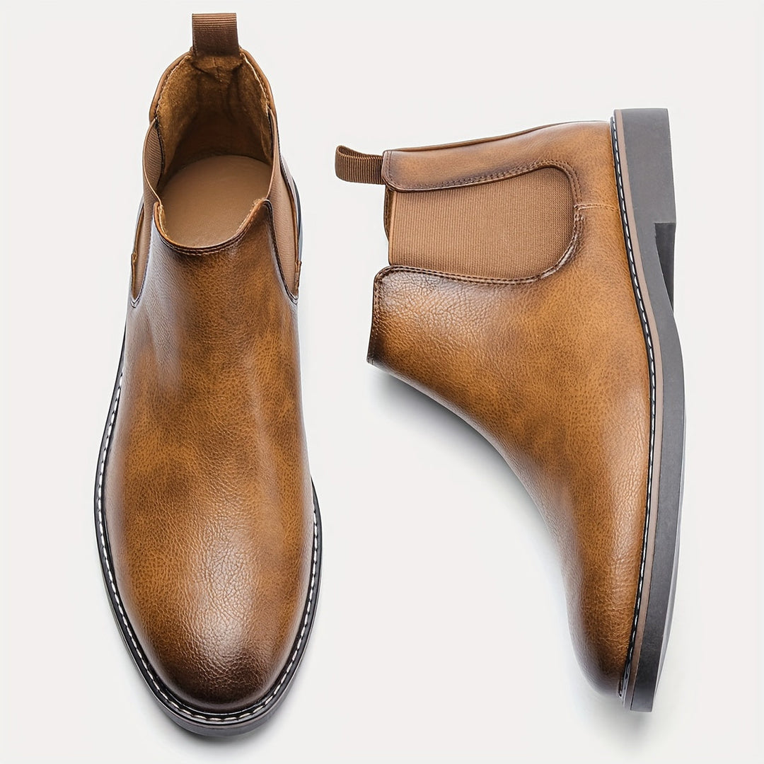 Nelson | Raffinerte Slip-On Chelsea Boots