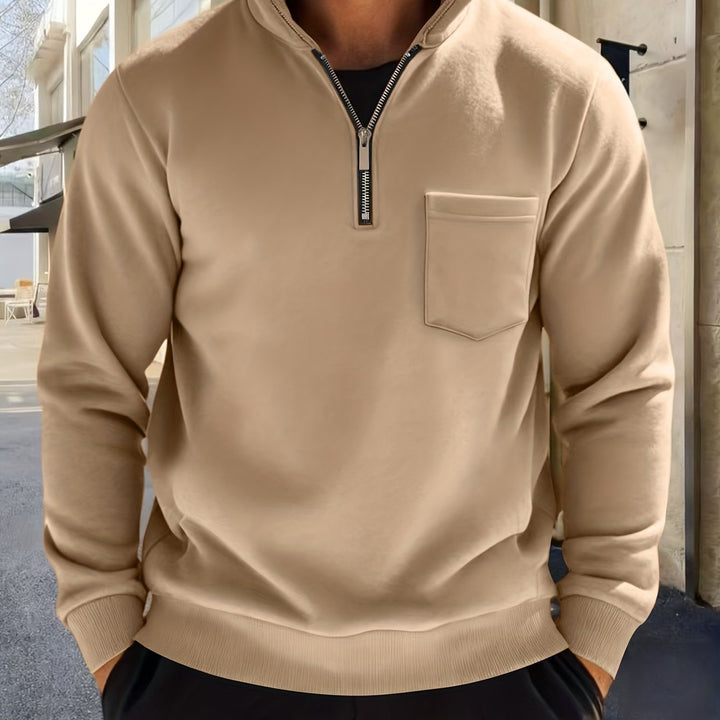 Calvin | Forfinet Half-Zip Genser