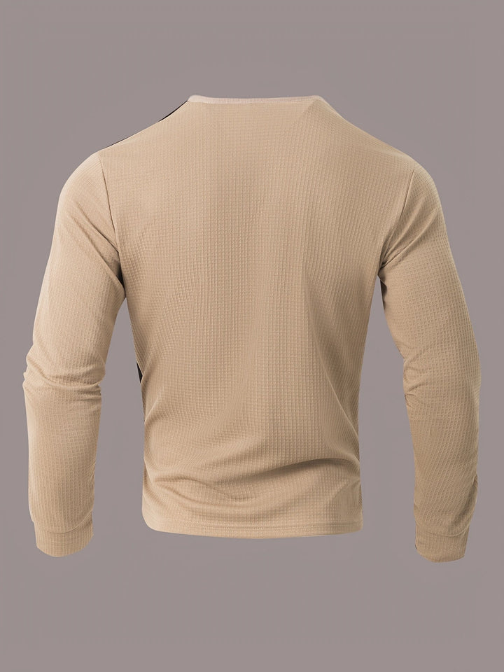 Curtis | Strukturert Langermet Henley
