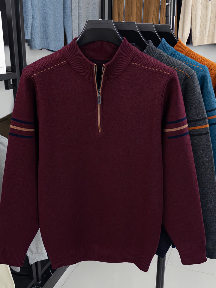 Nathan Half-Zip Genser med Høy Hals